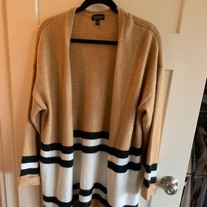 Topshop long sweater cardigan